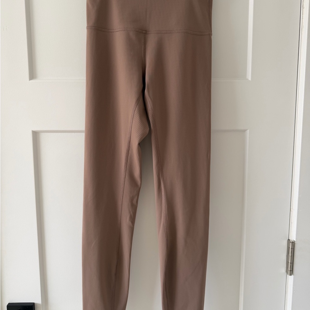 Lululemon Align High-Rise Ribbed Pant Leggings (Twilight Rose | Dusty Pink | 4)
